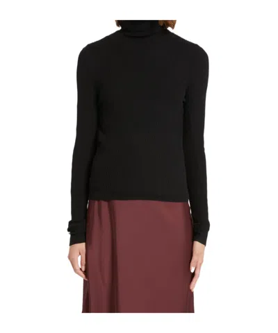 Iblues Turtleneck Long-sleeved Sweater In Black