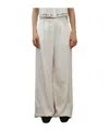 Iblues Wide-leg Casual Pants In Gray