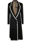 Ibrigu Contrast Back And Details Vintage Foulard Raincoat Clothing