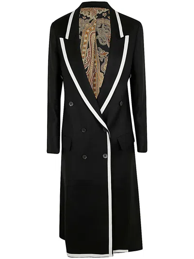 IBRIGU IBRIGU CONTRAST BACK AND DETAILS VINTAGE FOULARD RAINCOAT