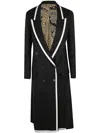 Ibrigu Contrast Back And Details Vintage Foulard Raincoat Clothing