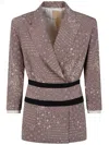 Ibrigu Double Breasted Kimono Jacket In Multi