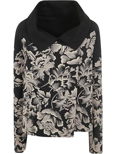 Ibrigu Double Print & Embroidered Jacket
