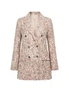 Ibrigu Double-breasted Coat In Neutral