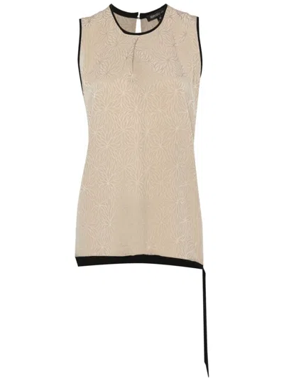 Ibrigu Kimono Sleevesless Shirt In Multicolour