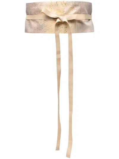 Ibrigu Obi Embroidered Belt Accessories