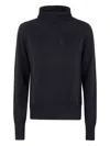 Ibrigu Turtleneck Sweater With Kimono Sleeve Clothing In Blue