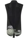 Shop Ibrigu Traditional Printed Kimono Sleeveless Jacket In Multicolour