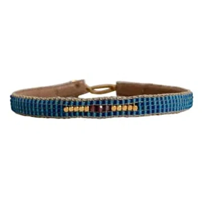 Ibu Jewels Stone Line Bracelet-baby Blue-ch08