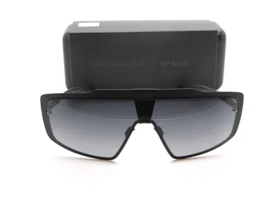 Pre-owned Ic! Berlin Ic Berlin Mercedes Benz Mb Shield 03 Matte Black/grey Gradient Sunglasses