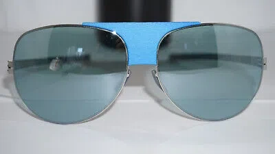 Pre-owned Ic! Berlin Ic Berlin Sunglasses Ic Berlin Roadster Pearl Power Blue Teal Mirror 55mm