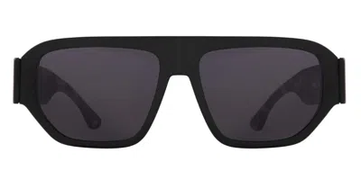 Ic! Berlin A0682 Sam Ecoblack Matt Men's Sunglasses Black Size 57