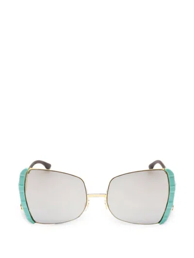 Ic! Berlin Geometric-frame Sunglasses In Gold
