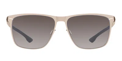 Ic! Berlin Ic0003 Charlie 35b Men's Sunglasses Gold Size 57 In Brown