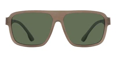 Ic! Berlin Ic0005 Egon 46r Men's Sunglasses Brown Size 61