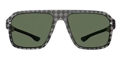 Ic! Berlin Ic0007 Flx_s03 02r Men's Sunglasses Grey Size 57