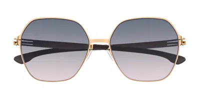 Ic! Berlin Ic0012 Jacy C. 28w Women's Sunglasses Gold Size 58