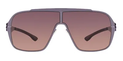 Ic! Berlin Ic0015 Nash 66z Men's Sunglasses Purple Size 66