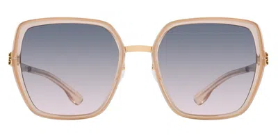 Ic! Berlin Ic0022-d Zoe S. 28w Women's Sunglasses Brown Size 59