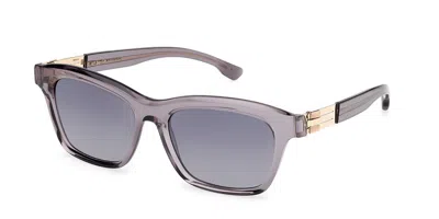 Ic! Berlin Ic0066 Pamela 20b Women's Sunglasses Grey Size 54 In Gray