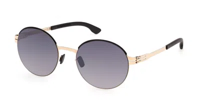 Ic! Berlin Ic0215 Pina 05b Men's Sunglasses Gold Size 53