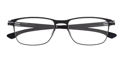Ic! Berlin Ic5006 Dennis N. Large Men's Glasses, Black, Size 56