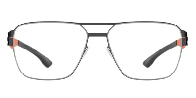 Ic! Berlin Ic5008 Elias Men's Glasses, Gunmetal, Size 59 In Gray