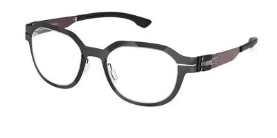 Ic! Berlin Ic5019 Flx_06 Men's Glasses, Black, Size 51