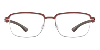 Ic! Berlin Ic5032-d Luan Men's Glasses, Red, Size 53