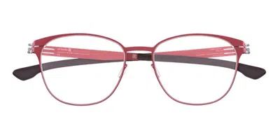 Ic! Berlin Ic5033 Ludmila L. Men's Glasses, Red, Size 51