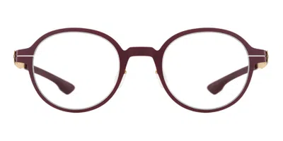 Ic! Berlin Ic5040-d Minho Men's Glasses, Burgundy, Size 47