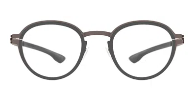 Ic! Berlin Ic5049 Palladium Men's Glasses, Gunmetal, Size 48