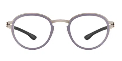 Ic! Berlin Ic5049 Palladium Men's Glasses, Purple, Size 48