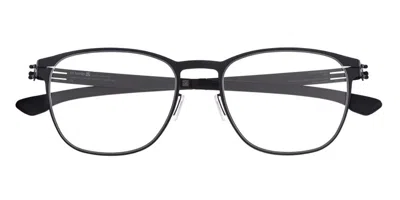 Ic! Berlin Ic5058 Stefan K. Men's Glasses, Black, Size 52