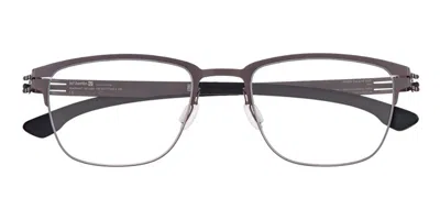 Ic! Berlin Ic5063-d The Lone Wolf Men's Glasses, Brown, Size 51