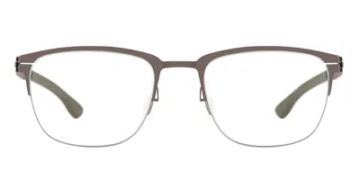 Ic! Berlin Ic5064-d The Lone Wolf Large 002 Men's Glasses Grey Size 53 - Free Lenses - Blue Light Block Availab In Gray