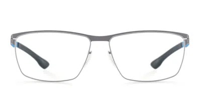 Ic! Berlin Ic5095 Sven H. Men's Glasses, Grey, Size 57