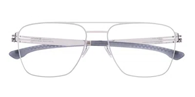 Ic! Berlin Ic5101 Sandro K. Men's Glasses, Silver, Size 59