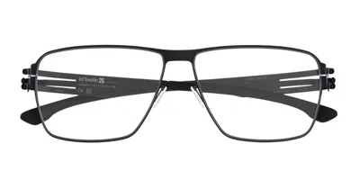 Ic! Berlin Ic5103 Thorsti S. 02a Men's Glasses Black Size 60 - Free Lenses - Blue Light Block Available