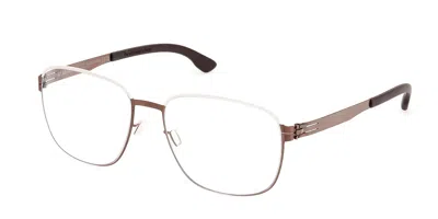 Ic! Berlin Ic5334 Quinn 059 Men's Glasses Brown Size 53 - Free Lenses - Blue Light Block Available