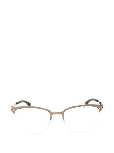 Ic! Berlin Ingenue Oval-frame Glasses In Neutral