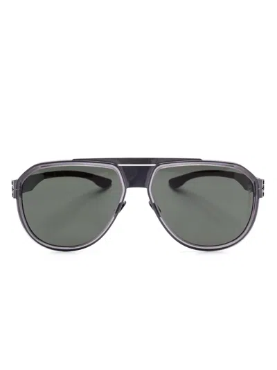 Ic! Berlin X Amg 10 Sunglasses In Gray