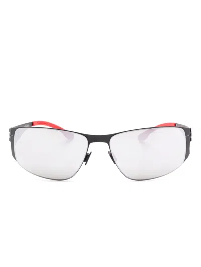 Ic! Berlin X Rolling Stones Flash Rs Sunglasses In Black