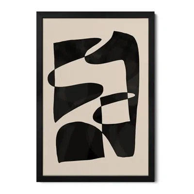 Icanvas 1067 - Wall Art Print - Gallery Poster In White;cream;tan;olivine;swamp Green