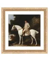 ICANVAS A GENTLEMAN ON A GREY HORSE IN A ROCKY WOODED LANDSCAPE, 1781 BY GEORGE STUBBS WALL ART