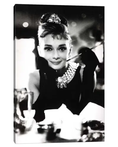 Icanvas A Smiling Audrey Hepburn By Radio Days Wall Art