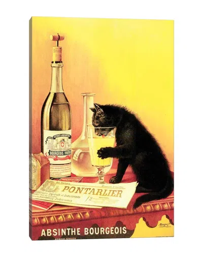 Icanvas Absinthe Bourgeois By Vintage Apple Collection Wall Art In Multi