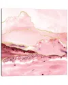 Icanvas Abstract Blush Agate And Marble By Utart