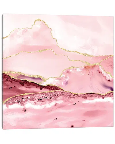 Icanvas Abstract Blush Agate And Marble By Utart