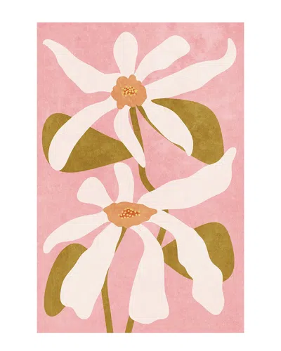 Icanvas Abstract Flowers I By Raissa Oltmanns Wall Art In Pink